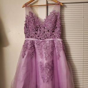 Tulle & Appliqué dress